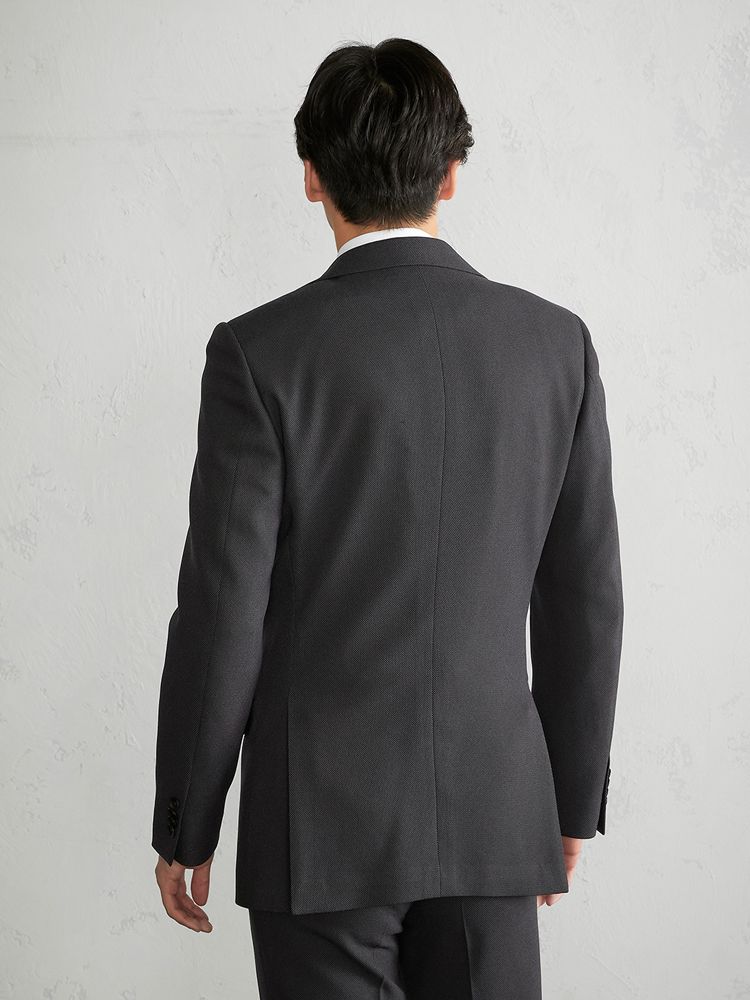  グレー スーツ ビジネス スーツ ストレッチ パンツ