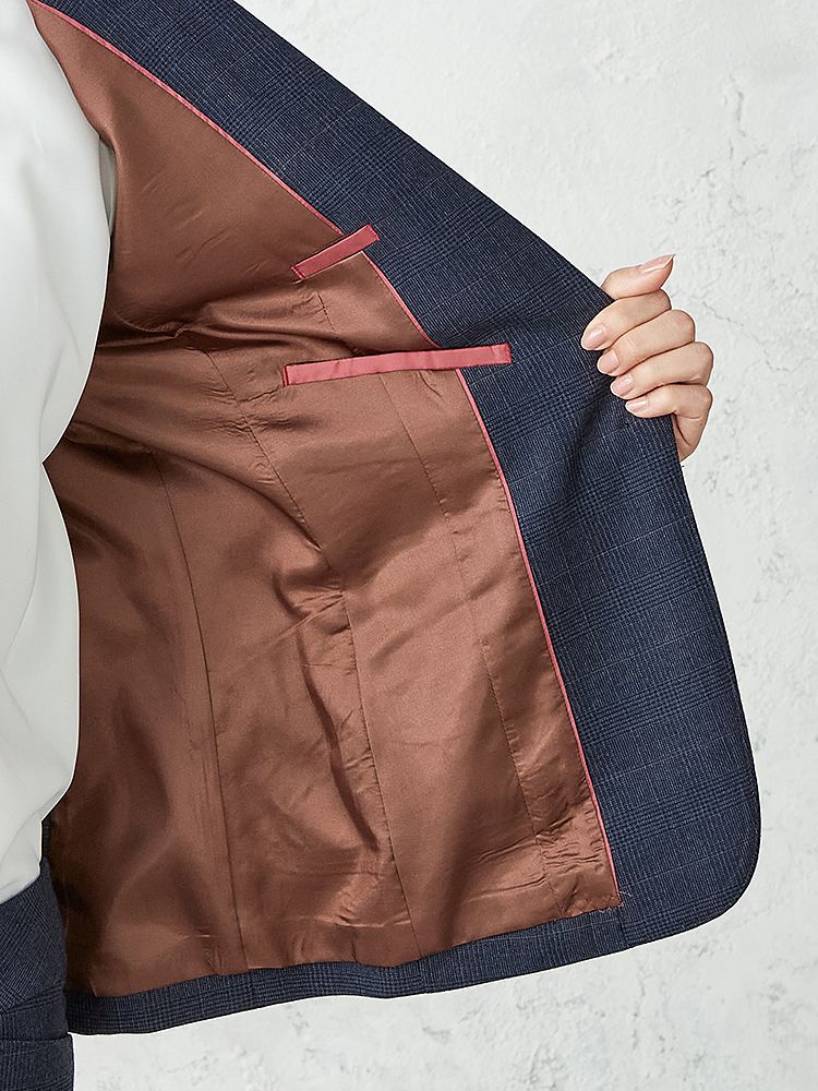 WEB限定】コーヒーチャコール スーツ テーラージャケット ブラウン