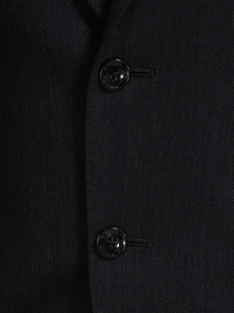  スーツ ノータック ブラック ビジネス グレー スーツ